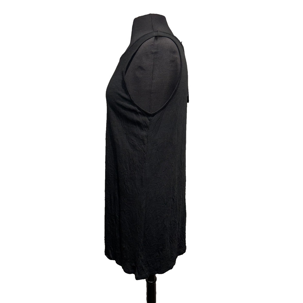 NWT Liv by Habitat Tunic Tank Size‎ Small Black Knit Lagenlook Swing Top - Picture 7 of 7